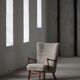 Viggo Boesen, high-back chair in oak and shearling lambskin, modern Danish design, 1950s.