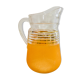 Carafe orange en granité années 60