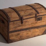 Old washed wooden trunk (c.1900)