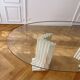 White marble dining table, Samo by Carlo Scarpa, Italy, 1970s