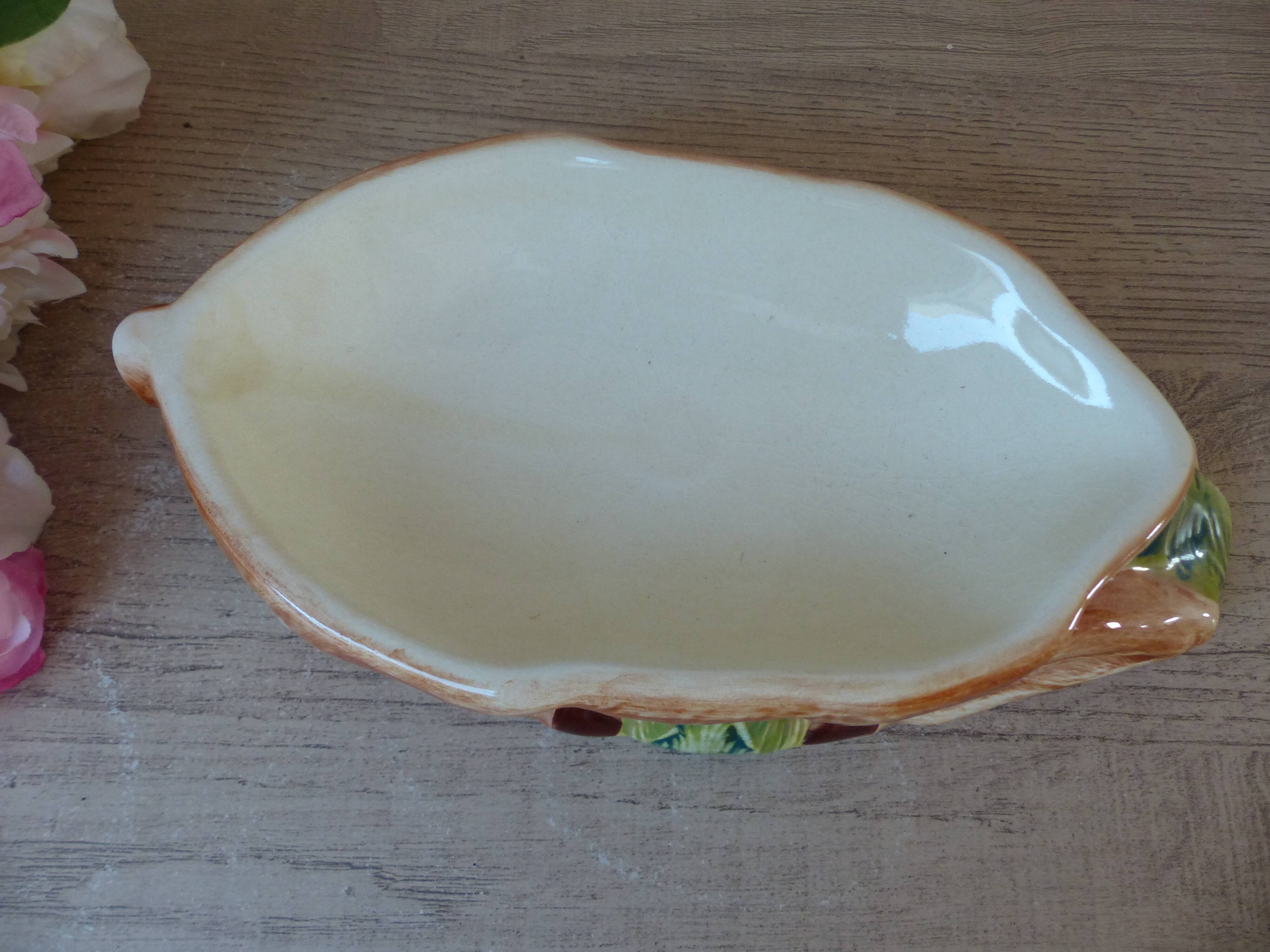 Deer pâté dish, vintage ceramic terrine