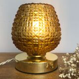 Vintage globe-oiled diamond tip lamp.