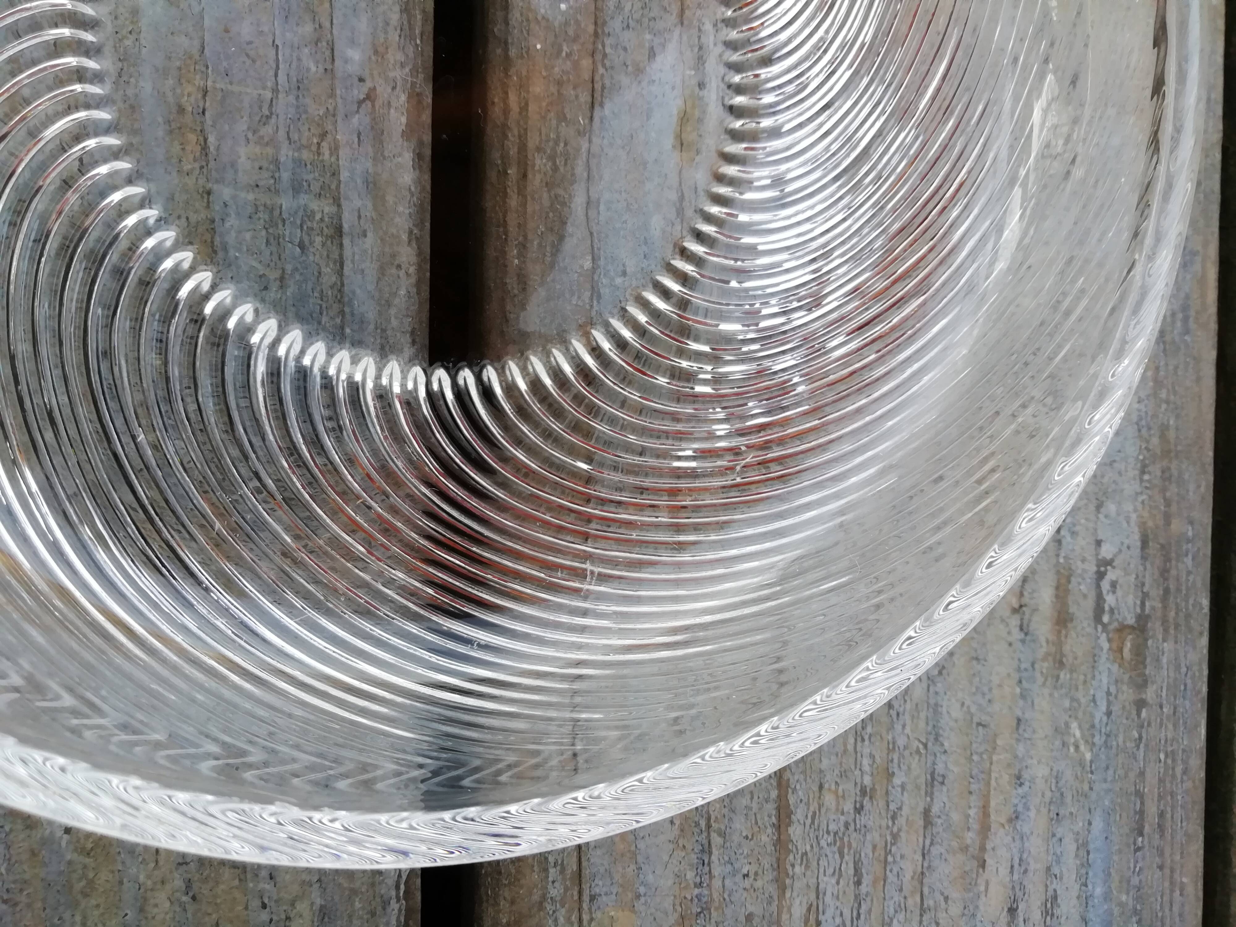 Chiseled glass bell