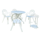 Wrought iron garden furniture