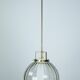 Mid-Century Murano Smoked Glass Chandelier with Opaline Diffuser, Italy '50