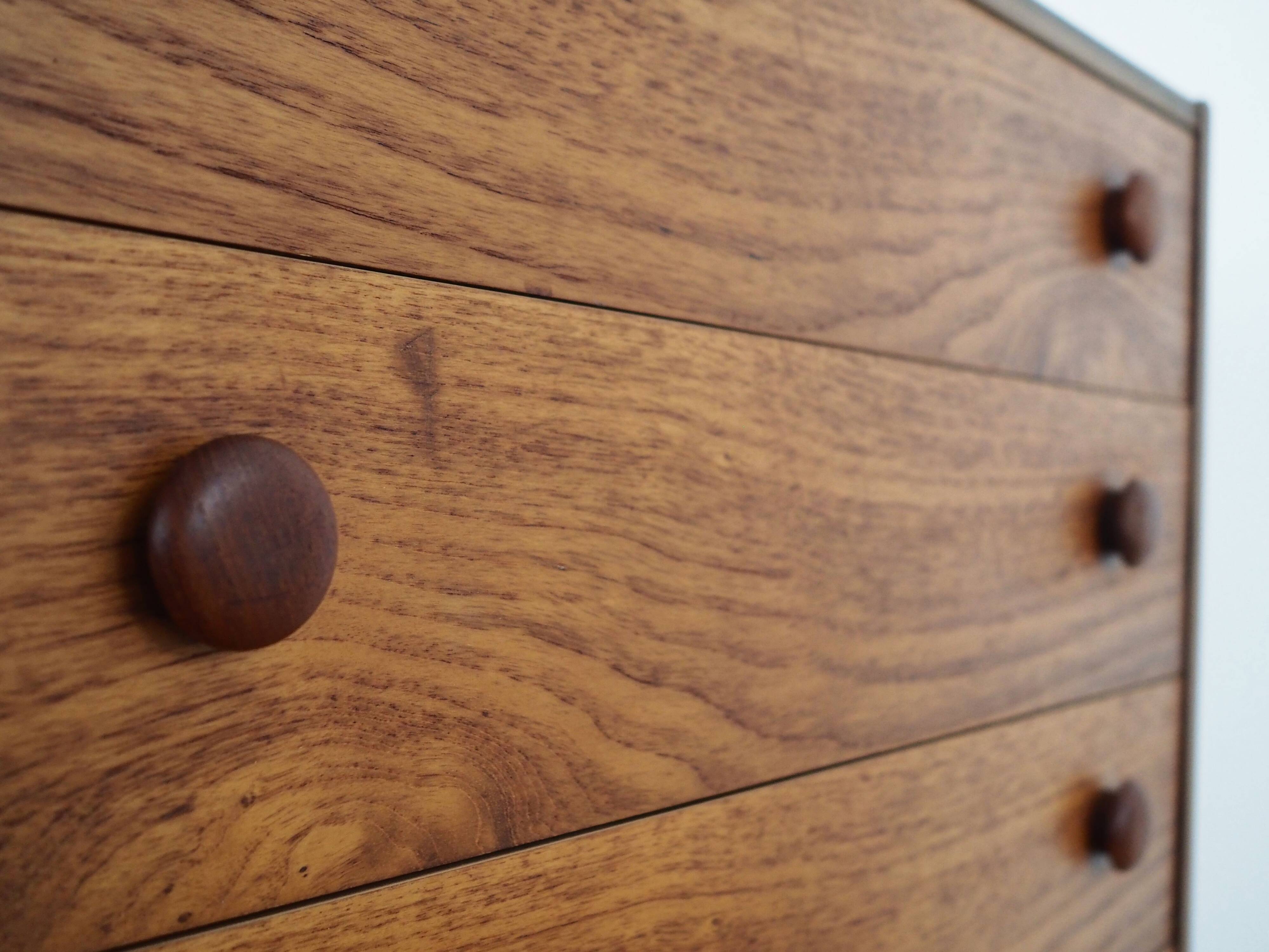 Teak chest of drawers, Danish design, 1960s, production: Denmark