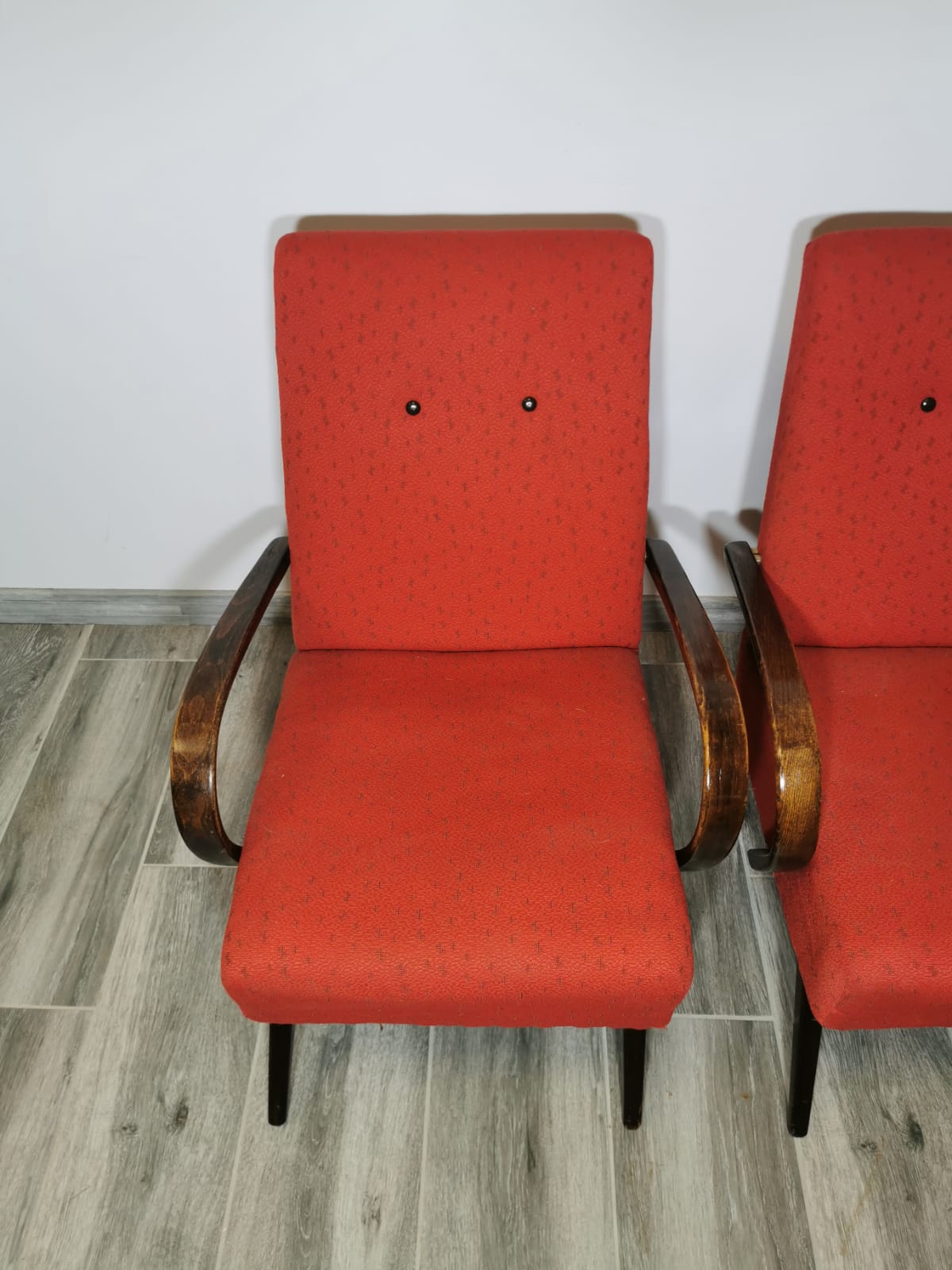 Vintage armchairs by Jaroslav Smidek