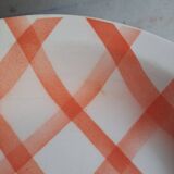 Moulin des loups red checkered dish