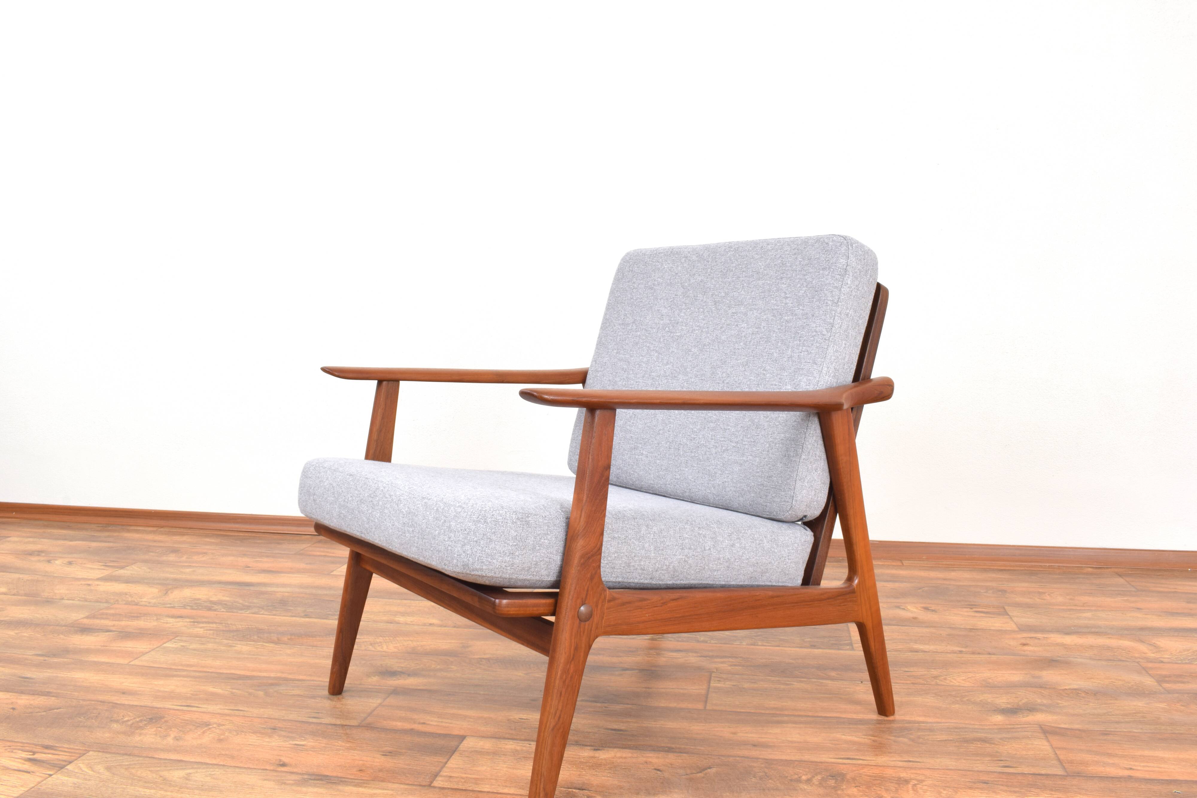 Mid-Century Danish Teak Armchair, 1960s.