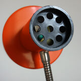Orange metal lamp 70s