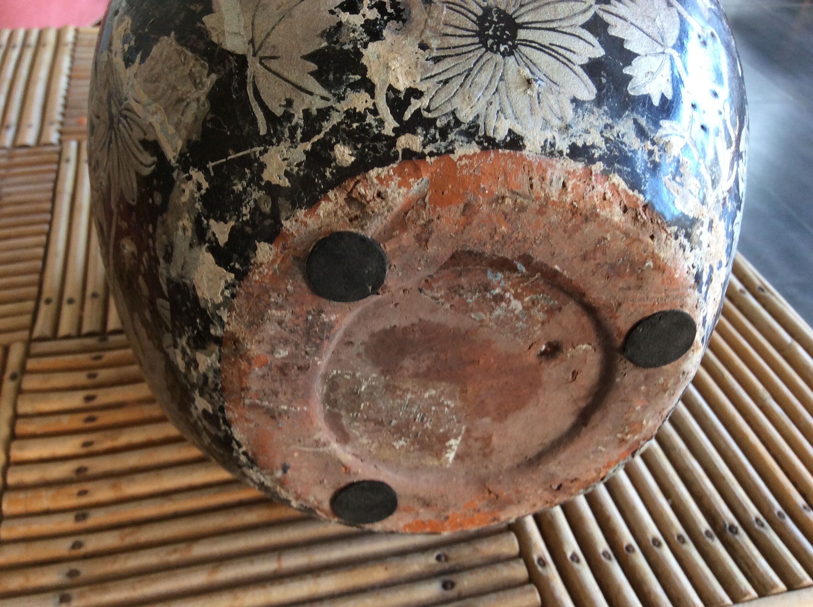 Terracotta vase