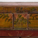 Ancienne armoire rouge à deux portes (c.1900) #16