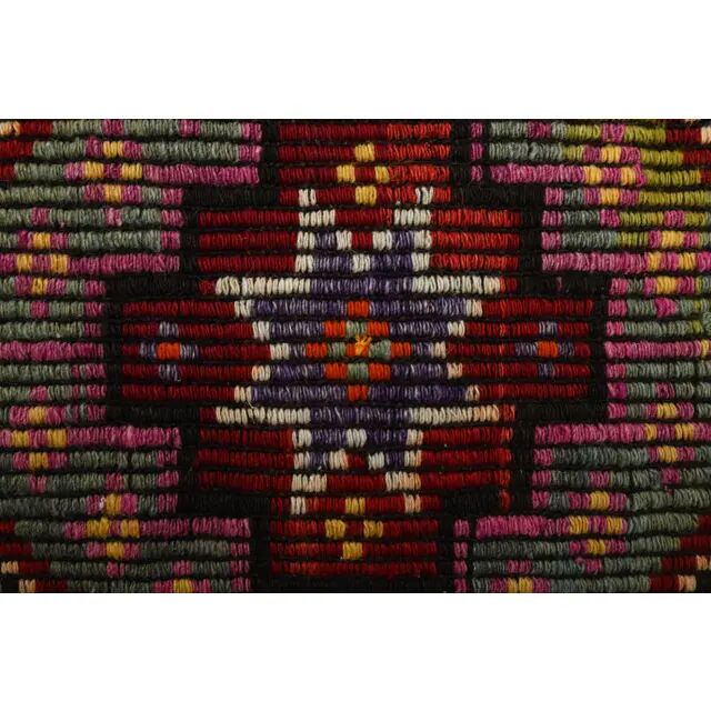1970s Turkish Oushak Handmade Wool Cotton Brown Runner Rug 50x268