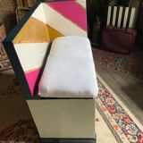 Corner bench rustic wooden chest