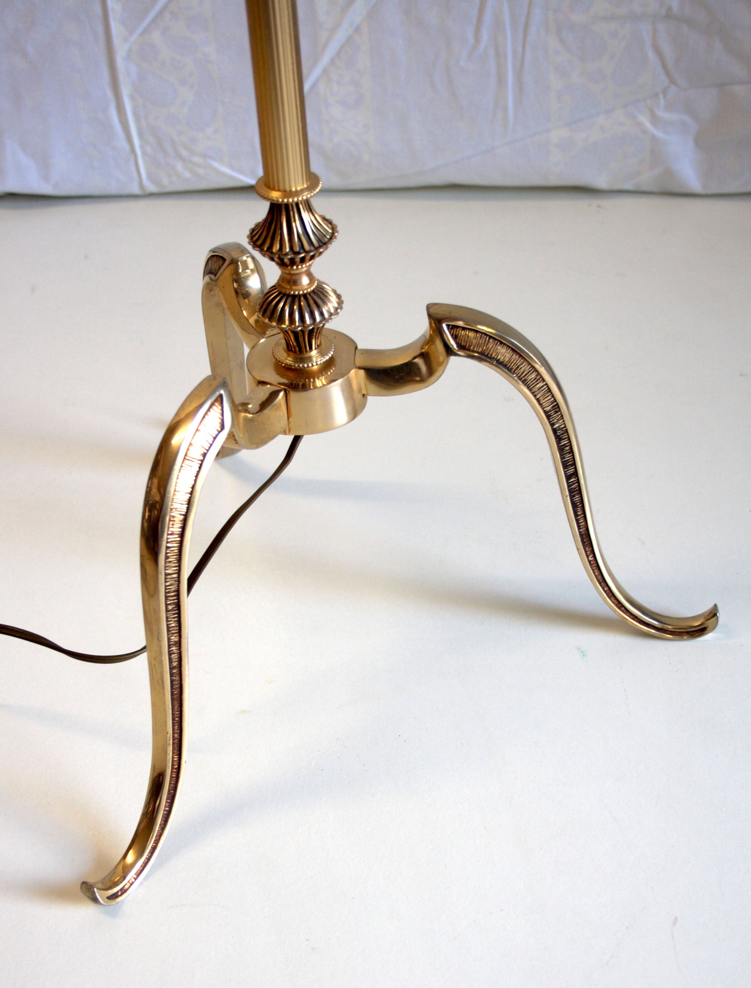 Lampadaire laiton années 60