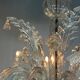 Venetian lustre in colourless Murano glass, 12 light arms, circa 1900