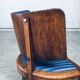 Set of Art Deco Curved Back Side Chairs, France, 1930s