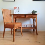 Bureau en rotin vintage