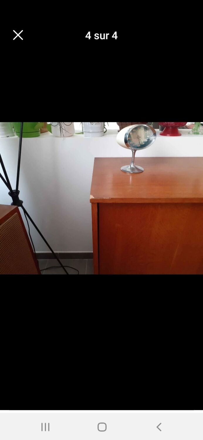 1950s/60s vintage wooden sideboard – splayed legs