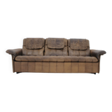 1980s De Sede Brown Leather Sofa, Switzerland