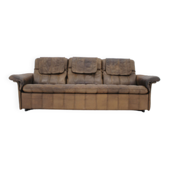 1980s De Sede Brown Leather Sofa, Switzerland