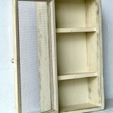 Armoire murale vintage avec verre, 1970'