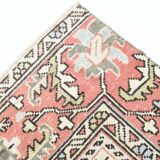 Tapis persan 3x10 nuances de vert, 81x319Cm