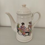 Japanese décor teapot