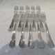 10 Christofle Atlantide silver-plated table forks 20.7cm