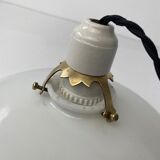 Old vintage opaline pendant lamp