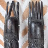 Pair of vintage African masks 1960