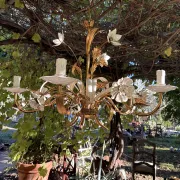 Golden metal lustre