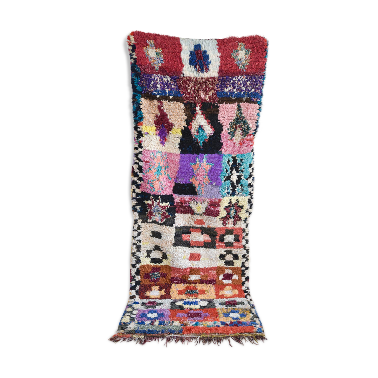Tapis boucherouite 64x246cm
