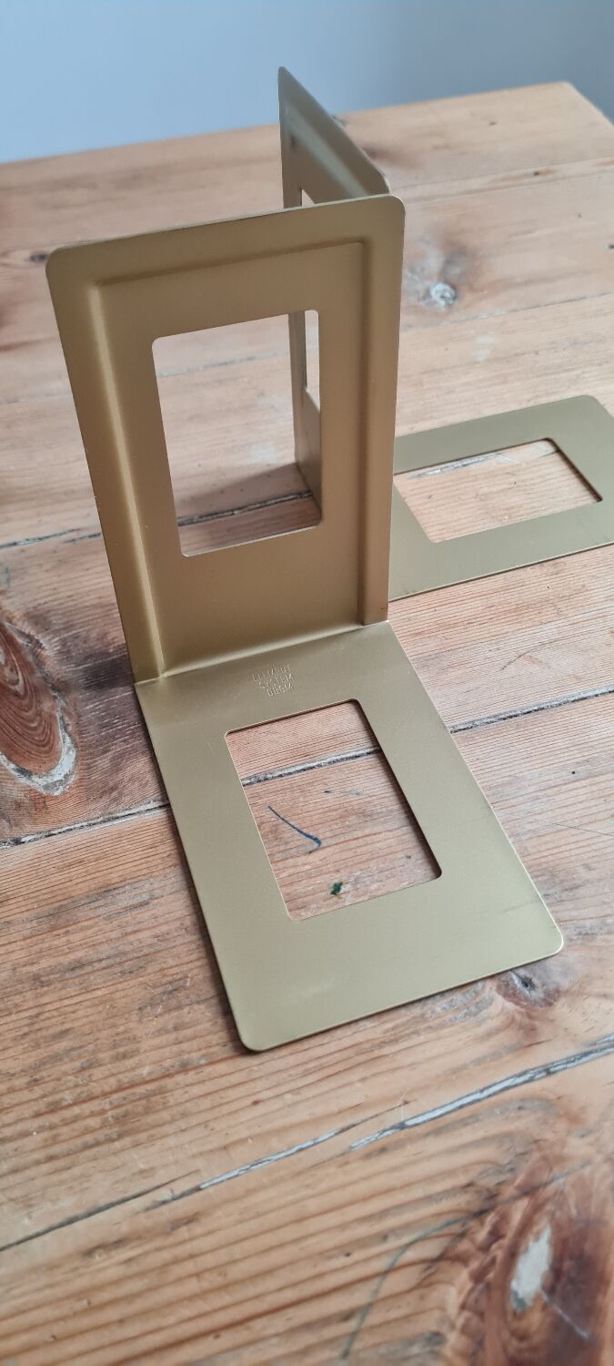Pair of dbgm metal book greenhouse