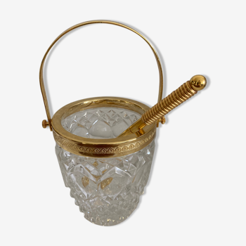 Ice bucket and spoon 70's