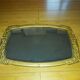 Miroir art déco en bois peint 33 X 51 cm
