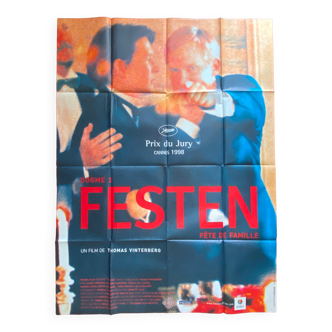 Affiche cinéma originale "Festen" Thomas Vinterberg 120x160cm 1998