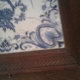 Underside of flat pattern musical bird art deco