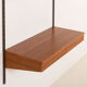 Kai Kristiansen teak shelving unit with a desk, FM Mobler, Denmark, 1960s