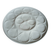Large antique oyster platter