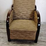 Art Deco reclining armchair with mf system Sint Étienne