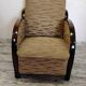 Art Deco reclining armchair with mf system Sint Étienne
