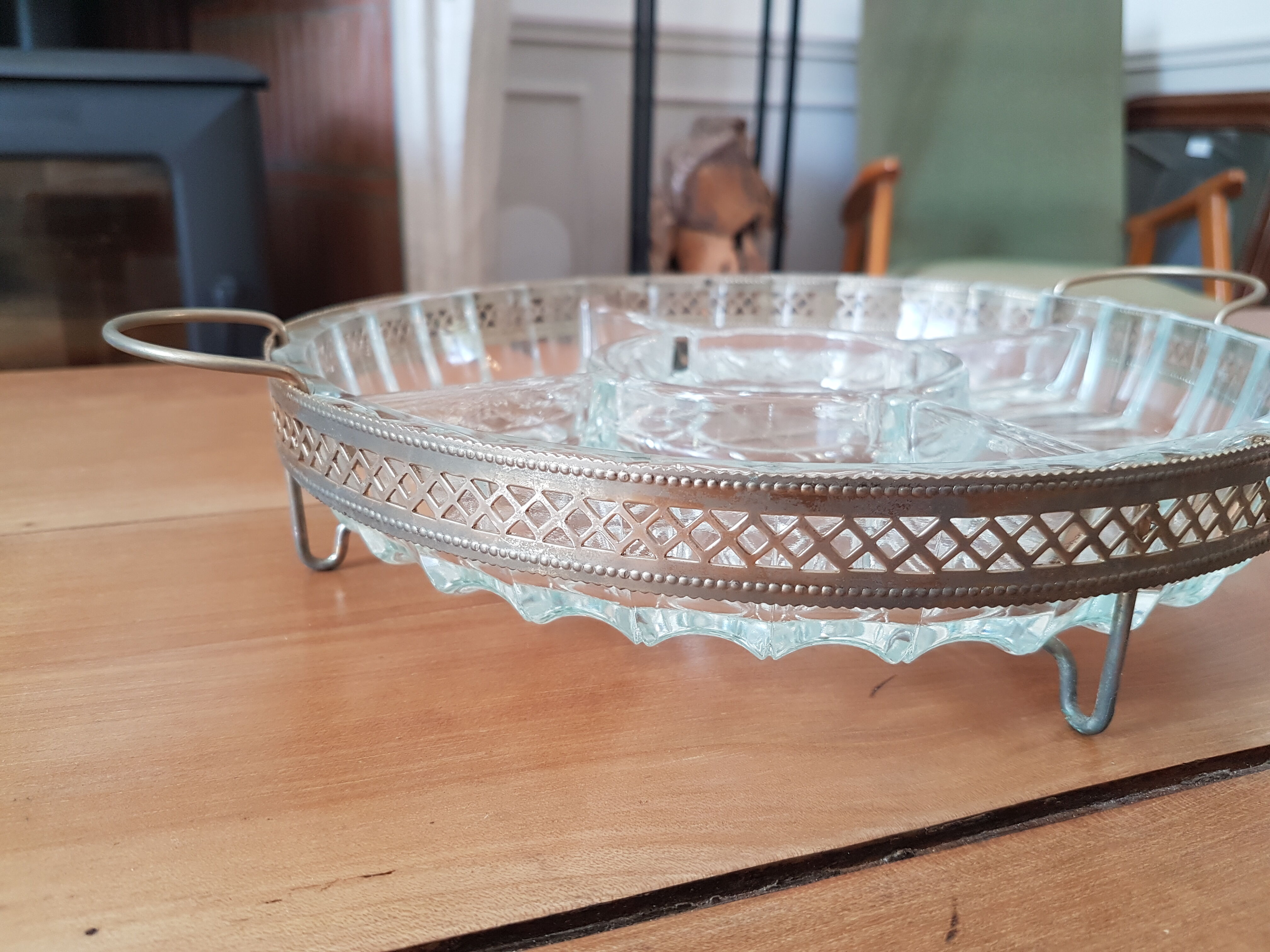 Vintage aperitif tray