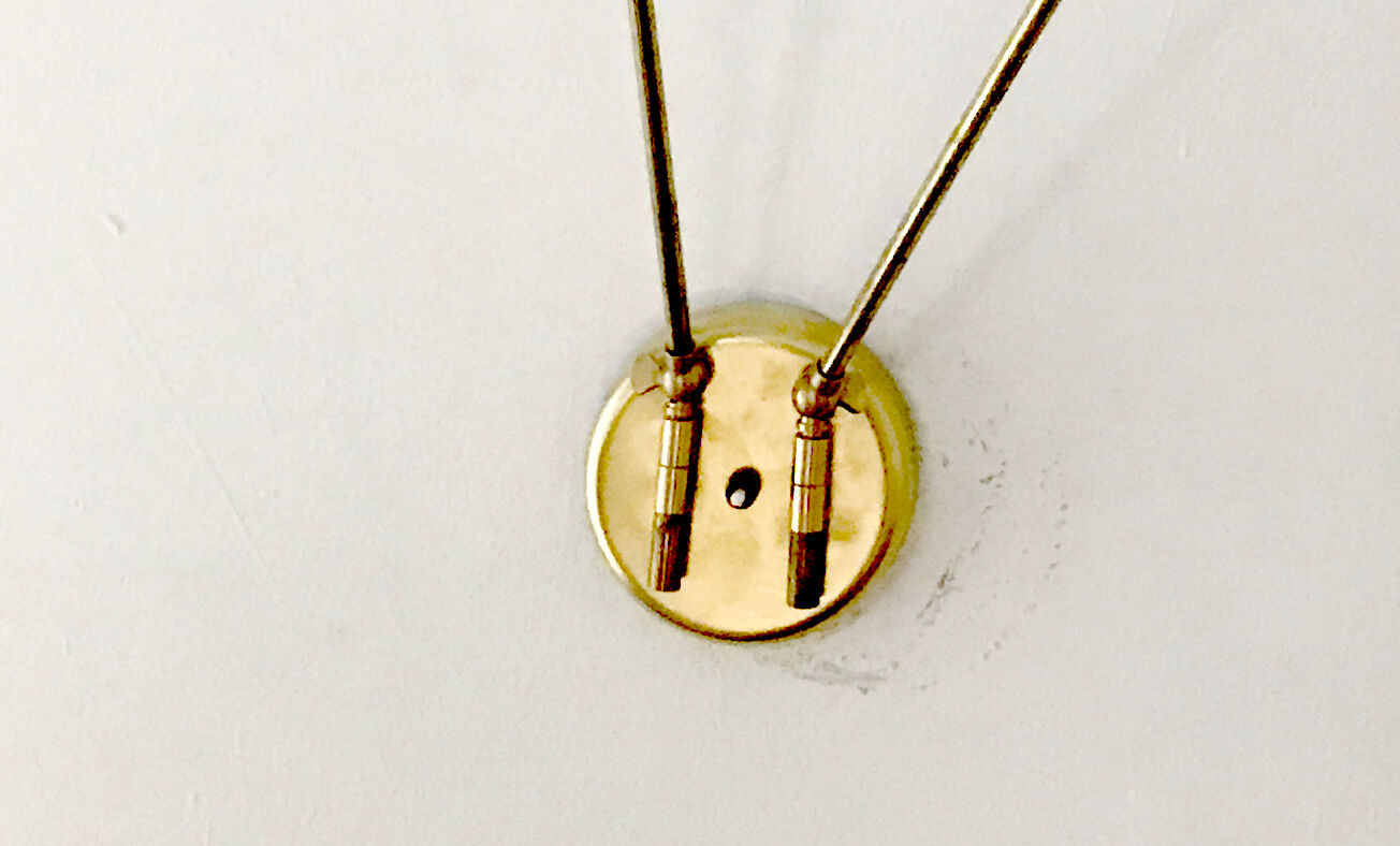 2 Wall Sconce white articulated arms