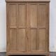 Armoire parisienne art déco 1930 penderie démontable bois brut