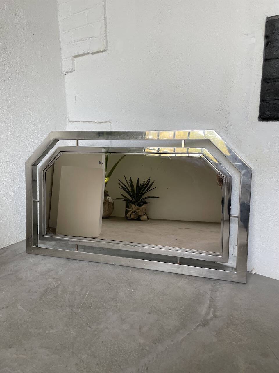 Art Deco Chrome Mirror
