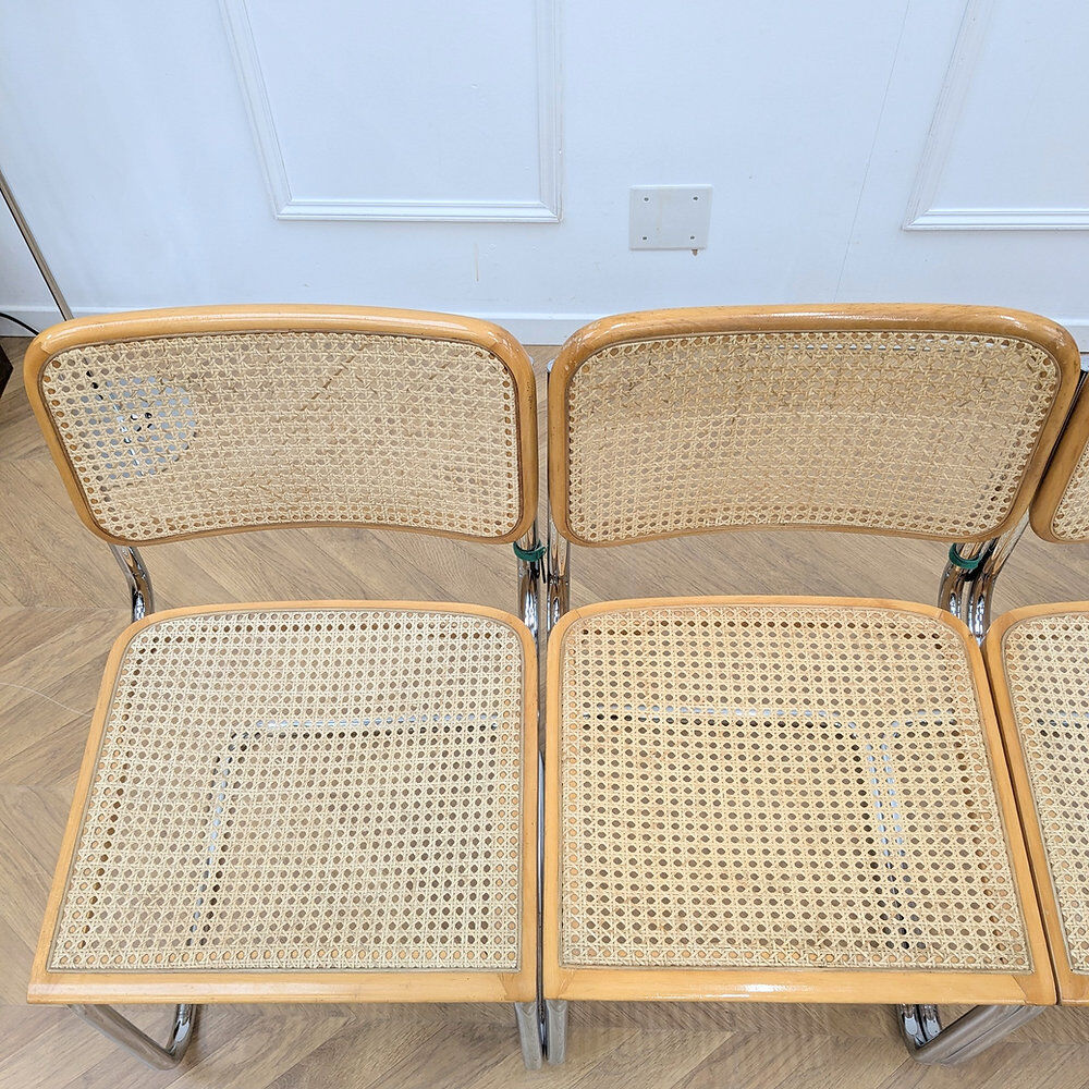 Lot de 4 chaises B32 par Marcel Breuer