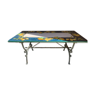Lava stone table