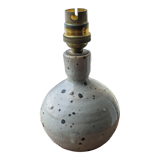 Lampe boule moderniste en grès pyrité de la borne par baudat