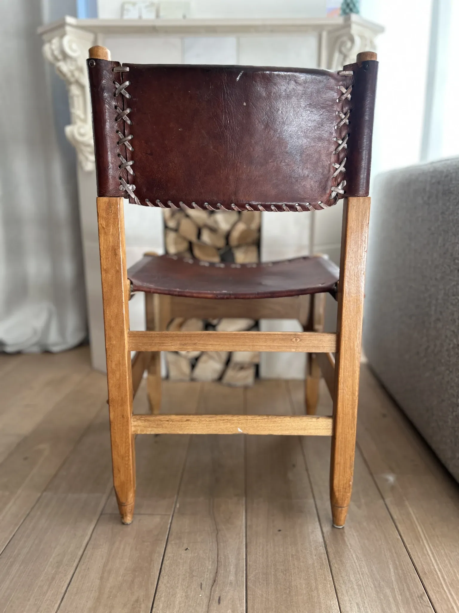 Vintage brutalist chair